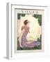 Vogue Cover - June 1925-Georges Lepape-Framed Art Print