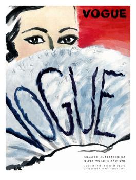 'Vogue Cover - June 1932' Premium Giclee Print - Carl 