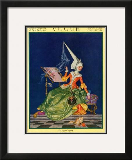 Vogue Cover - March 1917-F^x^ Leyendecker-Framed Giclee Print
