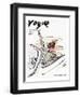 Vogue Cover - November 1938-Carl "Eric" Erickson-Framed Premium Giclee Print