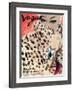 Vogue Cover - November 1939 - Leopard Love-Carl "Eric" Erickson-Framed Art Print