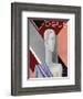 Vogue Cover - October 1928-Eduardo Garcia Benito-Framed Premium Giclee Print