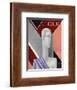 Vogue Cover - October 1928-Eduardo Garcia Benito-Framed Premium Giclee Print