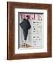 Vogue Cover - September 1955-Henry Clarke-Framed Premium Giclee Print