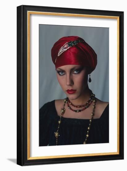 Vogue - December 1976-Duane Michals-Framed Premium Photographic Print