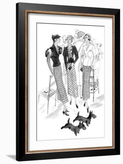 Vogue - February 1933-Jean Pagès-Framed Premium Giclee Print