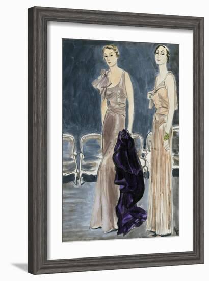 Vogue - January 1933-Carl "Eric" Erickson-Framed Premium Giclee Print