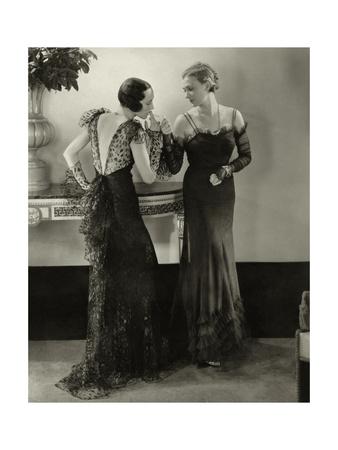 vogue january 1934 elaborate evening gowns u l pepfcg0