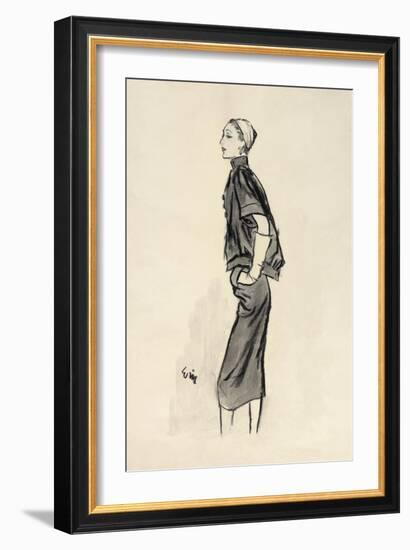 Vogue - June 1952-Carl "Eric" Erickson-Framed Premium Giclee Print