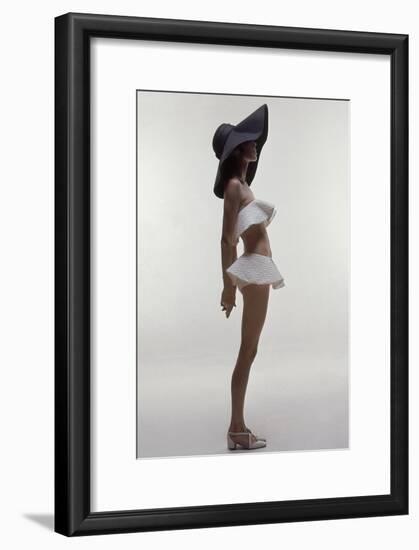 Vogue - June 1969 - Model Wearing Givenchy Swimwear-Bert Stern-Framed Premium Giclee Print