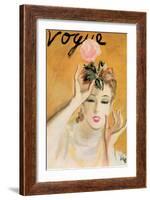 Vogue Magazine - November 1, 1937-Carl Erickson-Framed Art Print