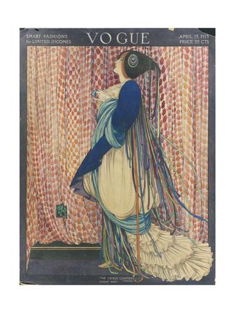 'Vogue - March 1915' Premium Giclee Print - George Wolfe Plank | Art.com