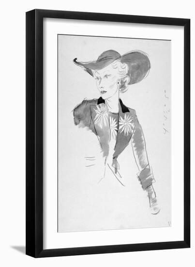 Vogue - March 1935-Cecil Beaton-Framed Premium Giclee Print