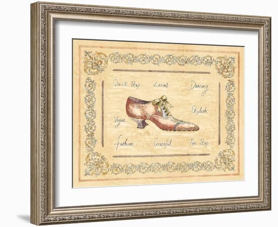 Vogue Shoe-Banafshe Schippel-Framed Art Print