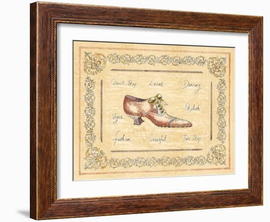 Vogue Shoe-Banafshe Schippel-Framed Art Print