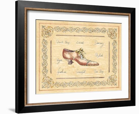 Vogue Shoe-Banafshe Schippel-Framed Art Print