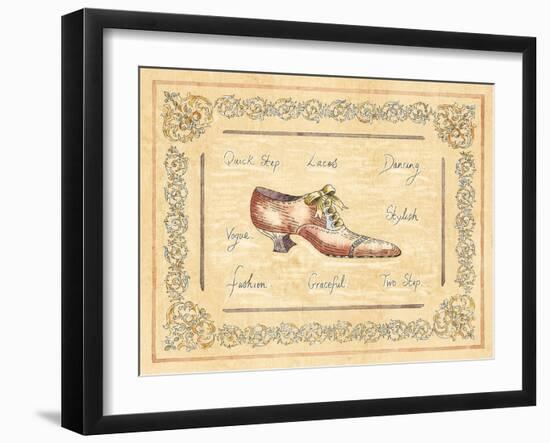 Vogue Shoe-Banafshe Schippel-Framed Art Print