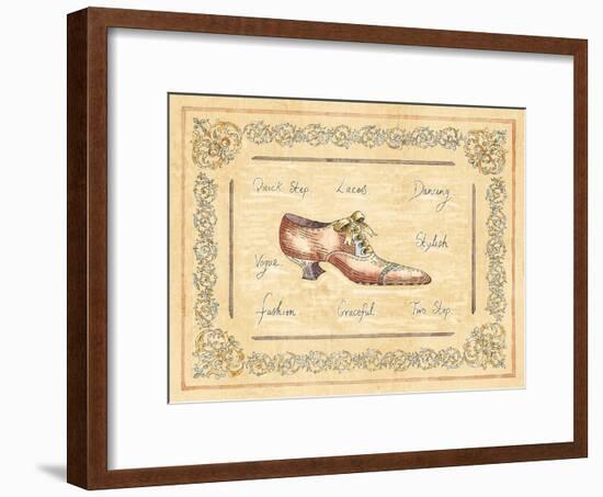 Vogue Shoe-Banafshe Schippel-Framed Art Print