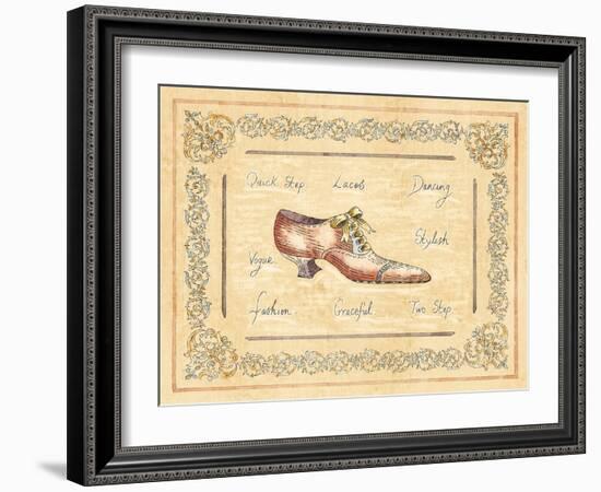 Vogue Shoe-Banafshe Schippel-Framed Art Print