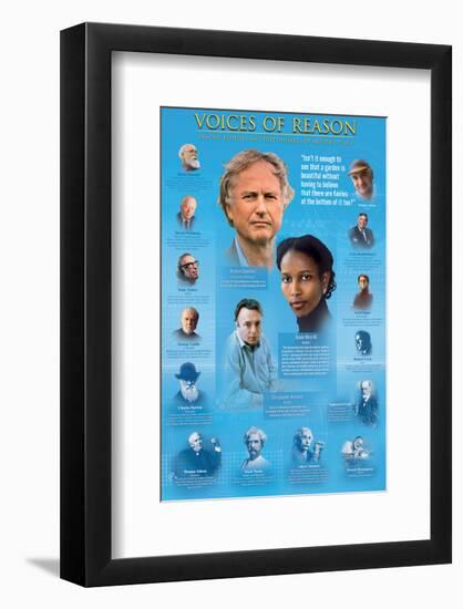 Voices of Reason-null-Framed Art Print