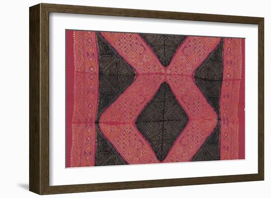 Voile en coton plangi (odhni)-null-Framed Giclee Print