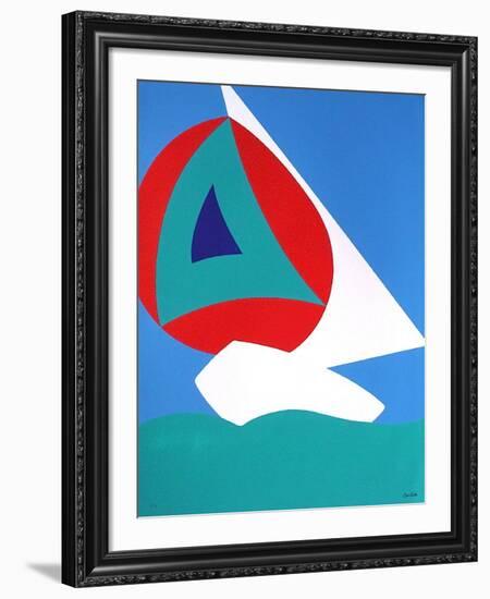 Voile-Jean Coulot-Framed Serigraph