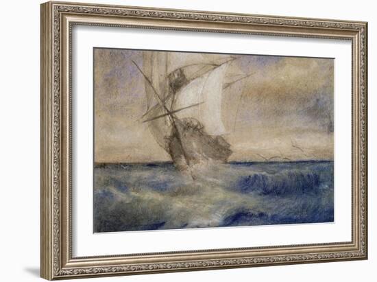 Voilier dans la tempête-Charles Meryon-Framed Giclee Print