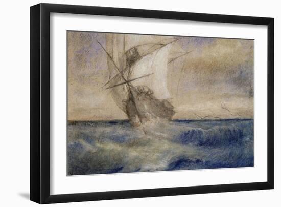 Voilier dans la tempête-Charles Meryon-Framed Giclee Print