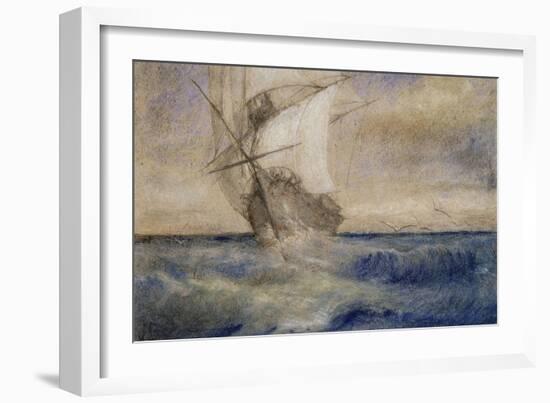 Voilier dans la tempête-Charles Meryon-Framed Giclee Print