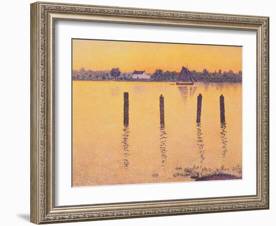 Voiliers sur L'Escault-Theo van Rysselberghe-Framed Giclee Print