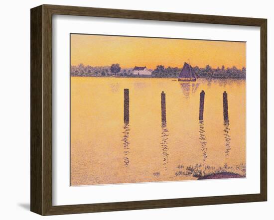 Voiliers sur L'Escault-Theo van Rysselberghe-Framed Giclee Print