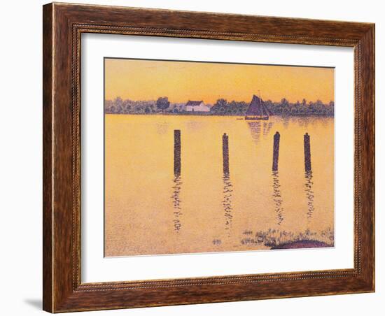 Voiliers sur L'Escault-Theo van Rysselberghe-Framed Giclee Print