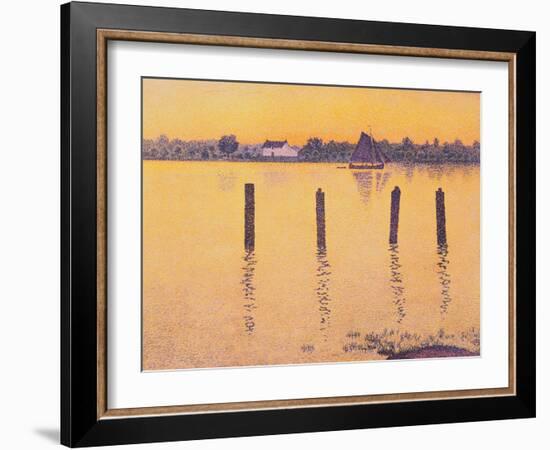 Voiliers sur L'Escault-Theo van Rysselberghe-Framed Giclee Print