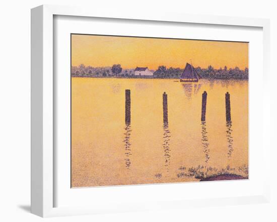 Voiliers sur L'Escault-Theo van Rysselberghe-Framed Giclee Print