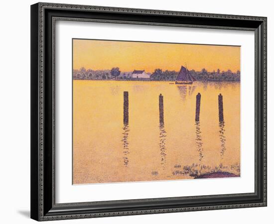 Voiliers sur L'Escault-Theo van Rysselberghe-Framed Giclee Print