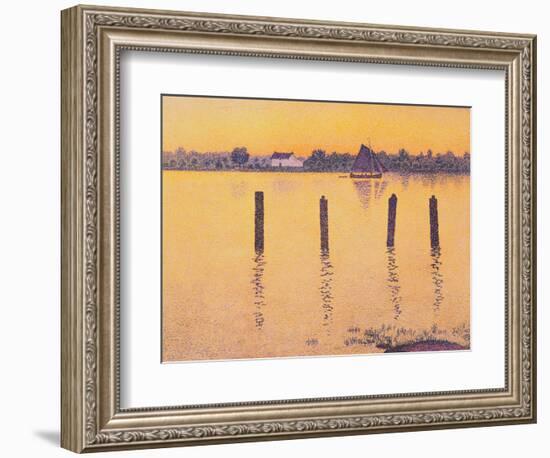 Voiliers sur L'Escault-Theo van Rysselberghe-Framed Giclee Print