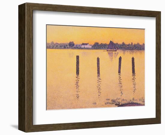 Voiliers sur L'Escault-Theo van Rysselberghe-Framed Giclee Print