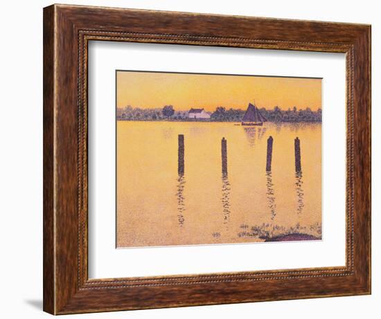 Voiliers sur L'Escault-Theo van Rysselberghe-Framed Giclee Print