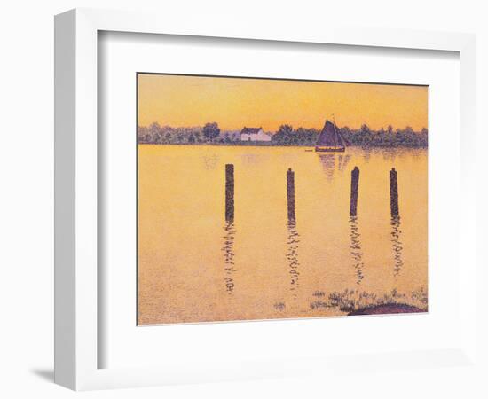 Voiliers sur L'Escault-Theo van Rysselberghe-Framed Giclee Print