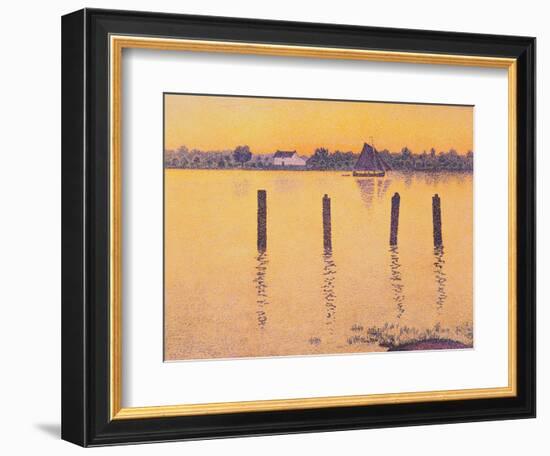 Voiliers sur L'Escault-Theo van Rysselberghe-Framed Giclee Print