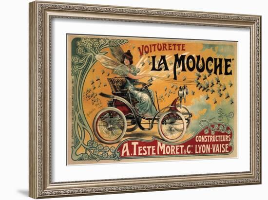 Voiturette La Mouche, 1900-Francisco Tamagno-Framed Giclee Print