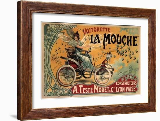 Voiturette La Mouche, 1900-Francisco Tamagno-Framed Giclee Print