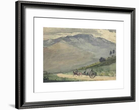 Volante on a Mountain Road-Winslow Homer-Framed Premium Giclee Print