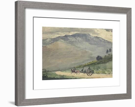 Volante on a Mountain Road-Winslow Homer-Framed Premium Giclee Print