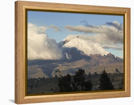 Volcan Cotopaxi, Cotopaxi Province, Central Highlands, Ecuador, South America-Robert Francis-Framed Premier Image Canvas