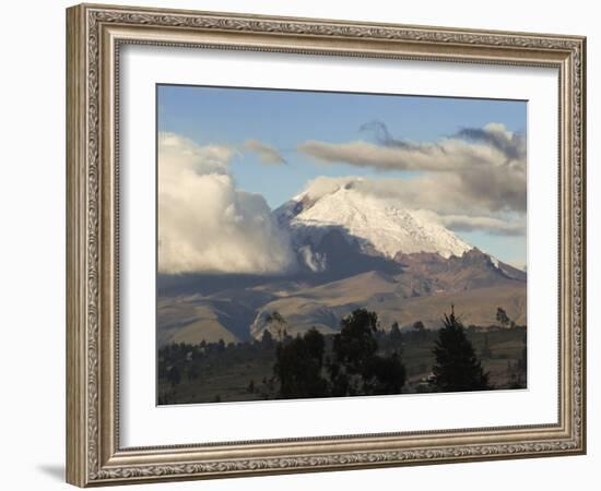 Volcan Cotopaxi, Cotopaxi Province, Central Highlands, Ecuador, South America-Robert Francis-Framed Photographic Print