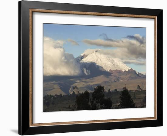 Volcan Cotopaxi, Cotopaxi Province, Central Highlands, Ecuador, South America-Robert Francis-Framed Photographic Print