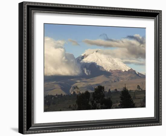 Volcan Cotopaxi, Cotopaxi Province, Central Highlands, Ecuador, South America-Robert Francis-Framed Photographic Print