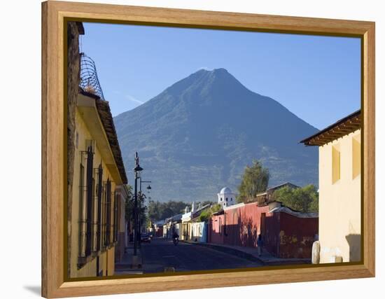 Volcan De Agua, 3765M, Antigua, Guatemala, Central America-Christian Kober-Framed Premier Image Canvas