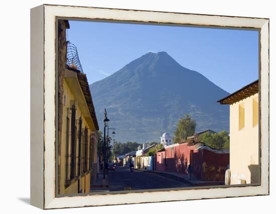 Volcan De Agua, 3765M, Antigua, Guatemala, Central America-Christian Kober-Framed Premier Image Canvas